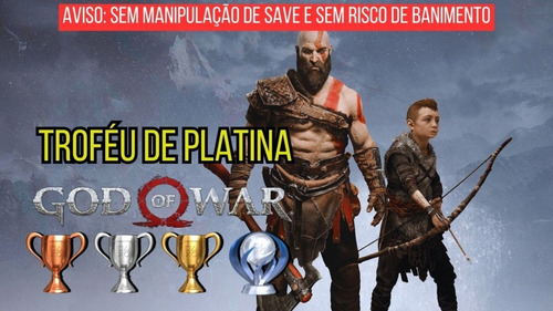 God Of War - Troféu De Platina (ps4)